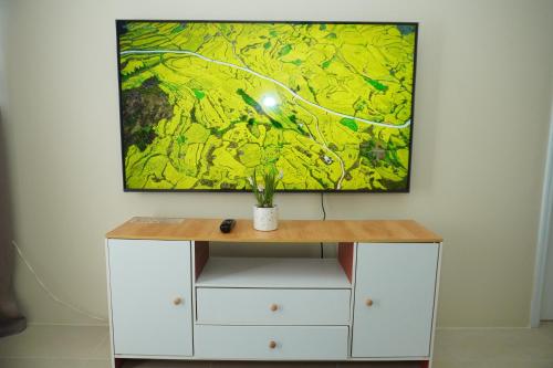 Luxury Suiteにあるテレビまたはエンターテインメントセンター