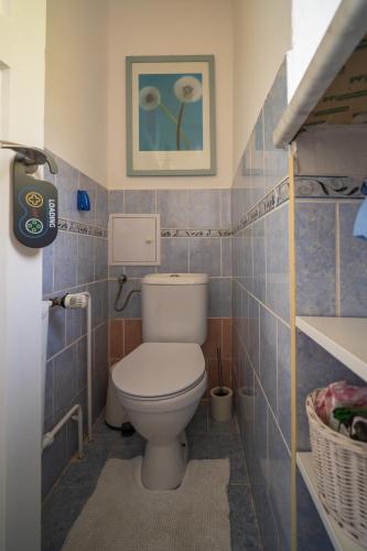 Koupelna v ubytování Apartmán u Leny