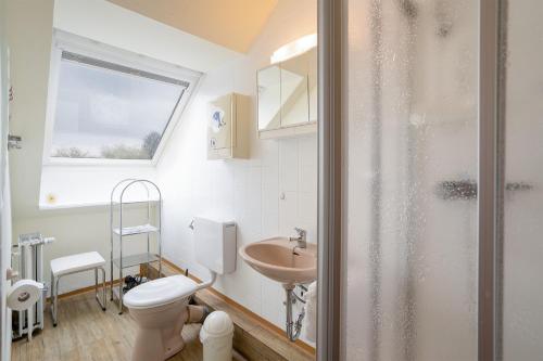 Phòng tắm tại HER14b Ferienwohnung Hartig