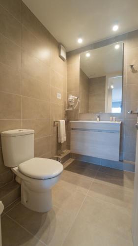 Koupelna v ubytování Spot Suites