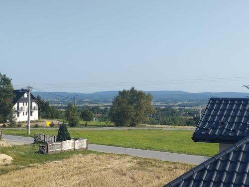 a view from the roof of a house at Noclegi u Banysia w sercu Gór Świętokrzyskich in Krajno Pierwsze
