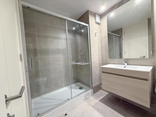 Koupelna v ubytování Spot Suites