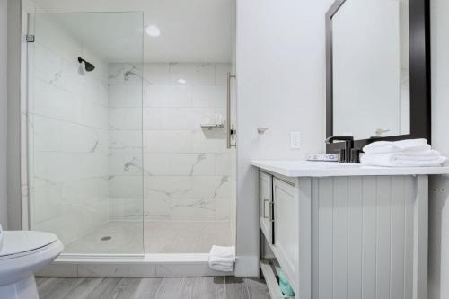 Ένα μπάνιο στο Pocono Mountain Villas by Exploria Resorts
