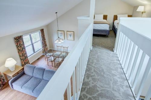 Ένα ή περισσότερα κρεβάτια σε δωμάτιο στο Pocono Mountain Villas by Exploria Resorts