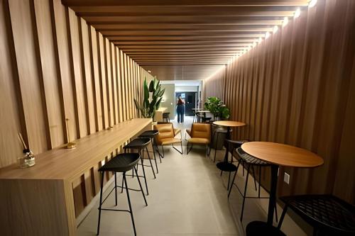Posezení v ubytování Studio único, 2 minutos da Universidade Federal