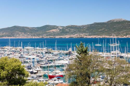 a bunch of boats docked in a harbor at Akademis - Fit Split in Split