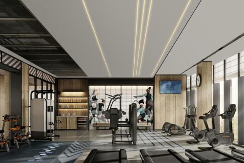 Γυμναστήριο ή/και όργανα γυμναστικής στο Four Points by Sheraton Wuhan Optics Valley