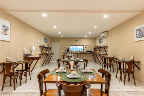 Et opholdsområde på Pousada Malibu