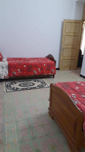 Ένα ή περισσότερα κρεβάτια σε δωμάτιο στο Villa