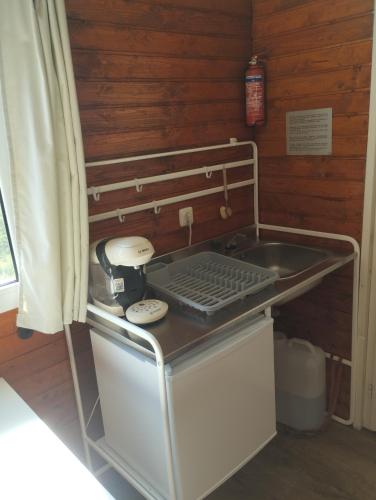 Dapur atau dapur kecil di Reichsbahnwagon Sandau