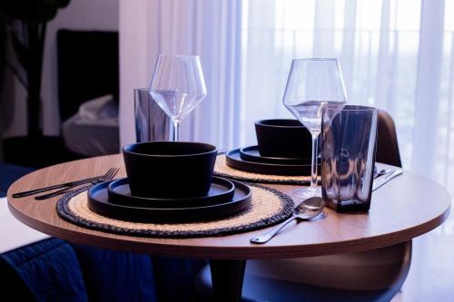 Luxury Penthouse Loft en Piso 29, Zona Norteで提供されているドリンク