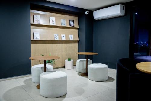 Luxury Penthouse Loft en Piso 29, Zona Norteにあるシーティングエリア