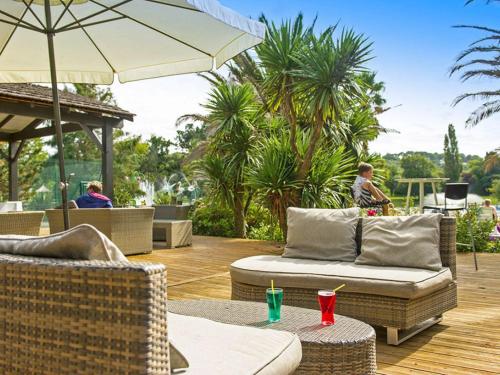 Puutarhaa majoituspaikan Camping Bidart ulkopuolella