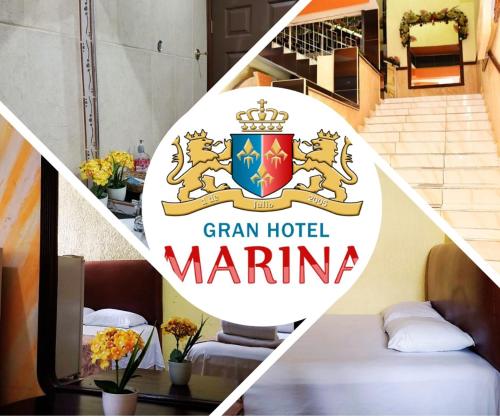 Ein Bett oder Betten in einem Zimmer der Unterkunft Hotel Marina Centro