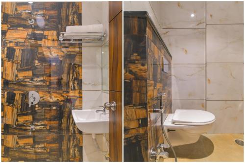Un baño de Hotel O Rudraksh