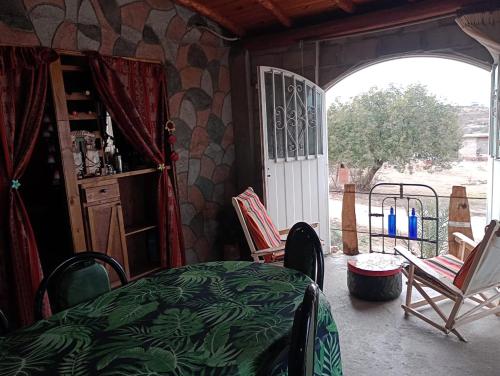 Balkón nebo terasa v ubytování Casa de campo La Mary