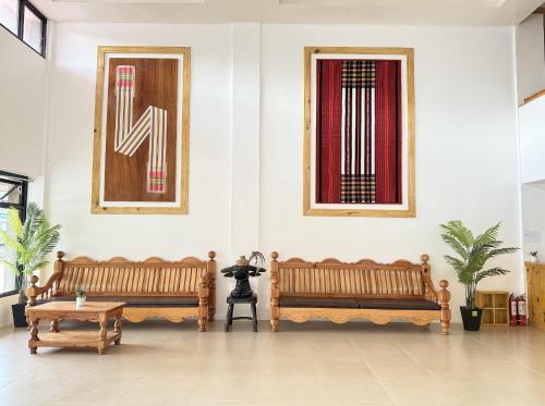 Χώρος καθιστικού στο The Sagada Hotel