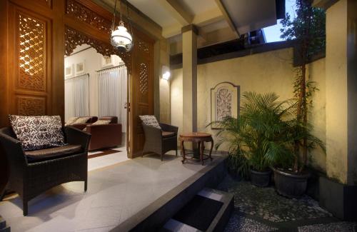 Ruang duduk di Hotel Jati Sanur
