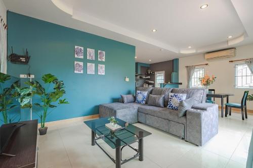 Areca Holiday Home 7, Bangtao Beachにあるシーティングエリア