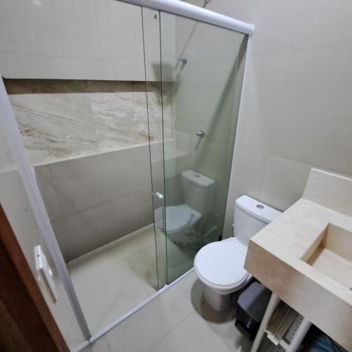 Ένα μπάνιο στο Residencial Náutico