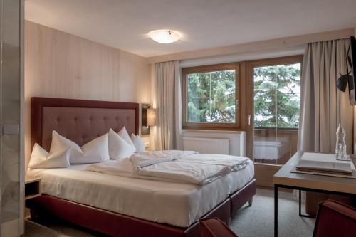 Posteľ alebo postele v izbe v ubytovaní Landhaus Sepp Santer