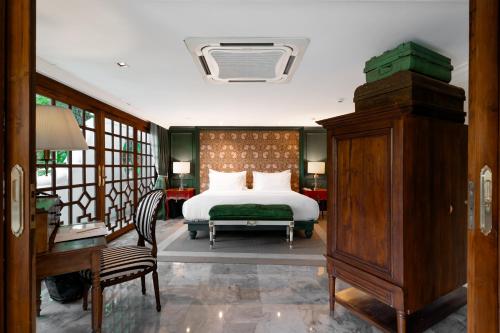 Katil atau katil-katil dalam bilik di Chantra Khiri Chalet Chiang Mai