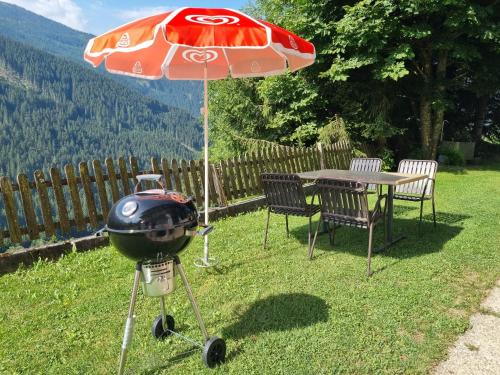 Barbacoa disponible para clientes en el apartamento