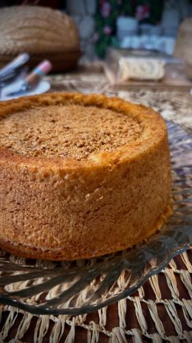 a cake sitting on top of a cooling rack at Oka Pousada Atins in Atins