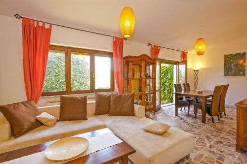 Χώρος καθιστικού στο Casa La Campanella