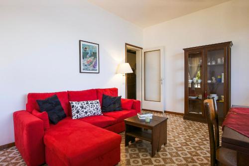 Χώρος καθιστικού στο Casa Baita Flavia