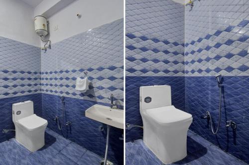 Koupelna v ubytování Hotel O Shree Shyam Palace