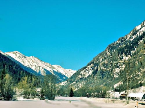 a view of a mountain with snow on it at Holiday Home Muhr near Katschberg Ski Area in Muhr