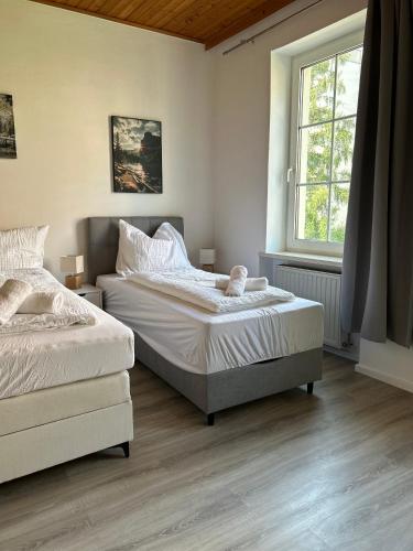 Un ou plusieurs lits dans un hébergement de l'établissement Stilvolle Stadtwohnung in Leoben #3