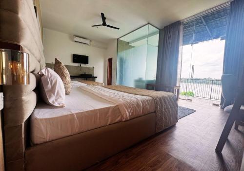 Ένα ή περισσότερα κρεβάτια σε δωμάτιο στο Diyakawa Boutique Hotel