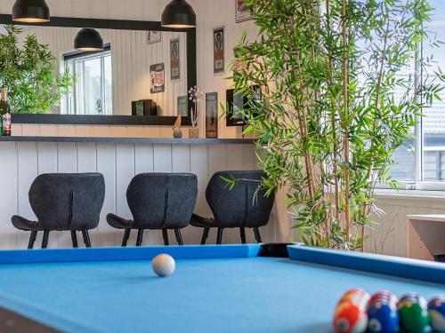 Billardbord på 18 person holiday home in Nørre Nebel