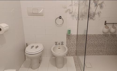 Koupelna v ubytování A casa di Lele a CAPALBIO