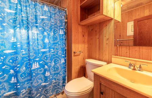 Koupelna v ubytování Beach Baby