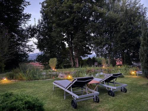 Un jardín fuera de Hotel Sonnenhof 3-Sterne-Superior