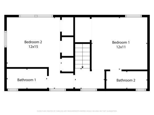 a floor plan of a building at The Weekender in Mount Pleasant