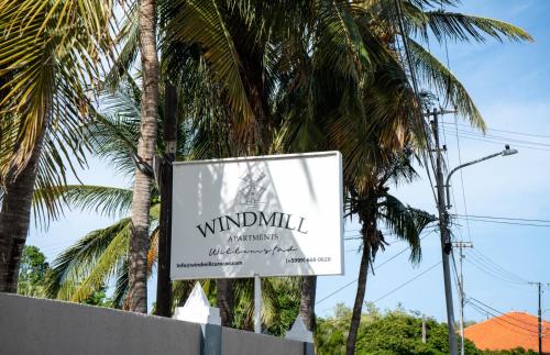 Windmill Apartments Curacaoに飾ってある許可証、賞状、看板またはその他の書類