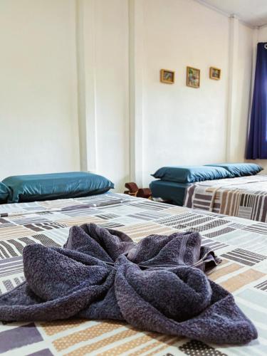 Una cama o camas en una habitación de Nueva Vida Birding Paradise