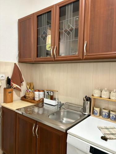 Η κουζίνα ή μικρή κουζίνα στο Apartman JANA