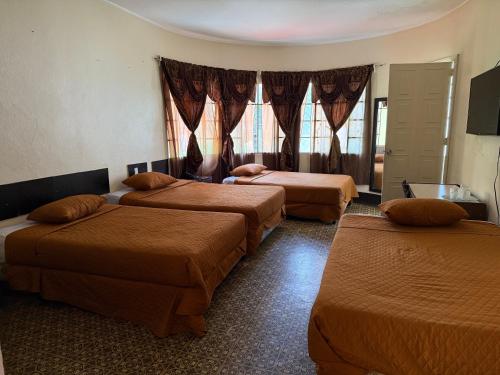Katil atau katil-katil dalam bilik di Hotel Mayesstic