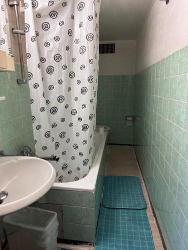 Ένα μπάνιο στο Brakel Ferienwohnung