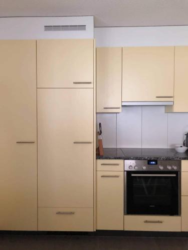 Kuchyň nebo kuchyňský kout v ubytování Modern Apartment With Parking & Great Amenities