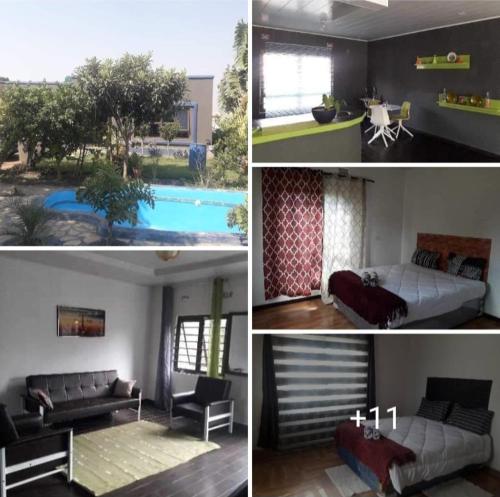 Χώρος καθιστικού στο Teagles Road Appartments