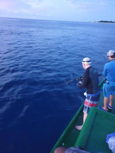 Tetamu yang menginap di Fishing Tours Maldives