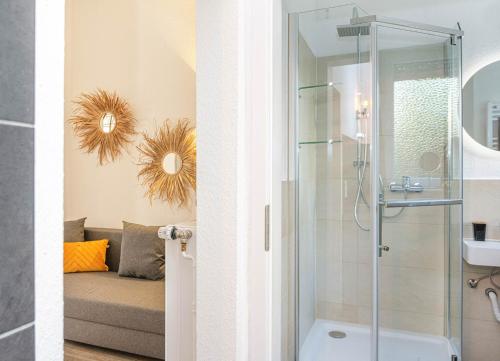 Koupelna v ubytování Stylische Unterkunft in Essen in Nähe von Messe und City