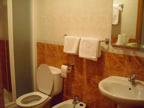 Kúpeľňa v ubytovaní Hostal Sunami