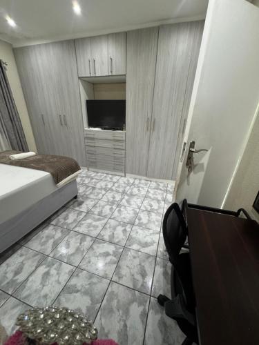 Katil atau katil-katil dalam bilik di Ewanges holiday home
